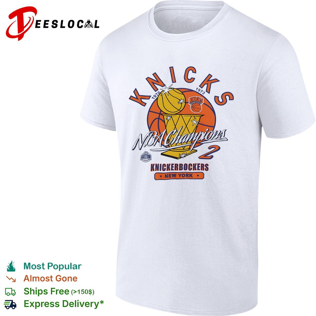 New York Knicks NBA Champions 1970 1973 Knickerbockers shirt