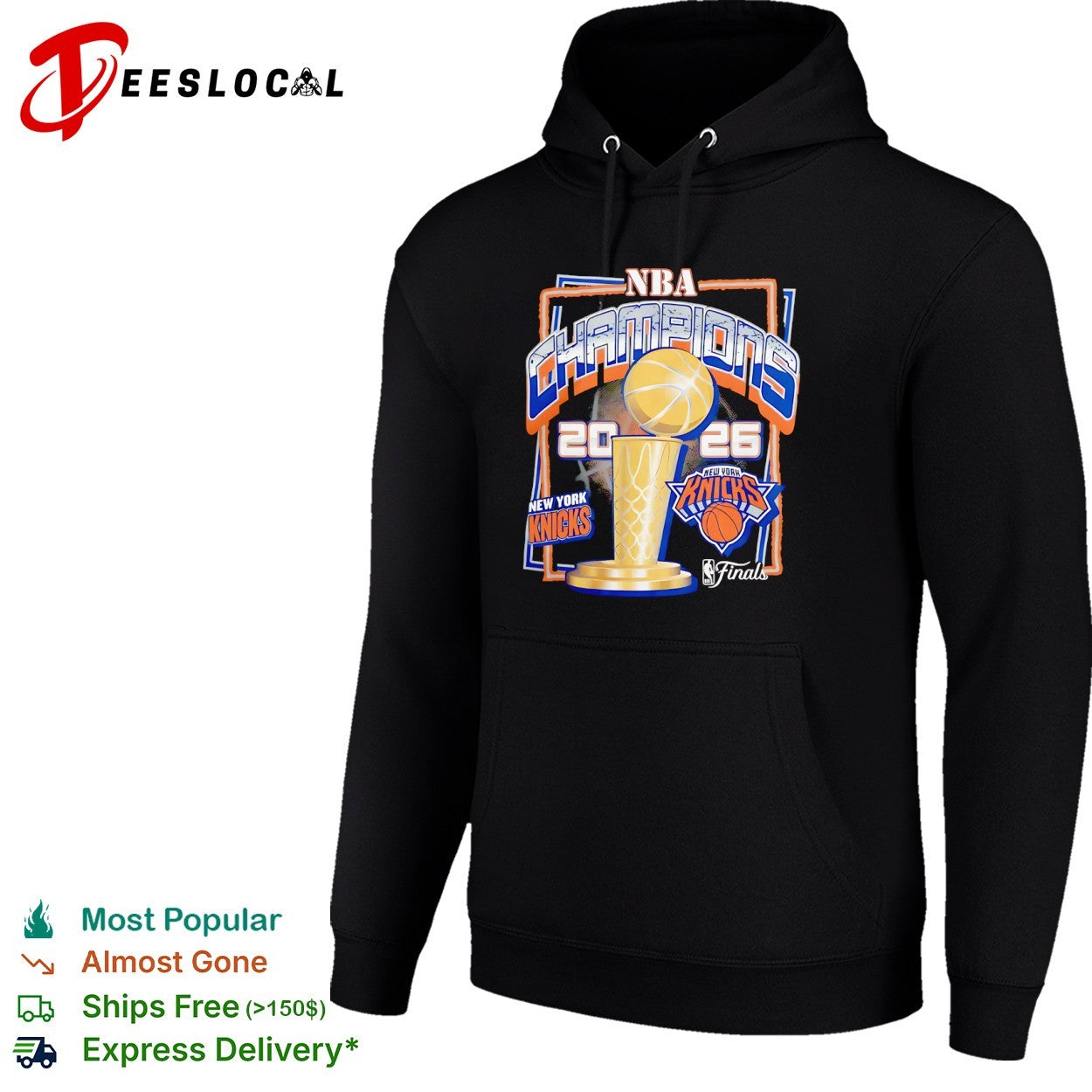 New York Knicks NBA Champions 2026 Finals Trophy Basketball Team shirt