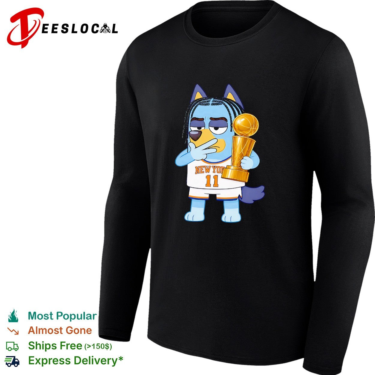 New York Knicks NBA Championship Trophy Cartoon Basketball shirt