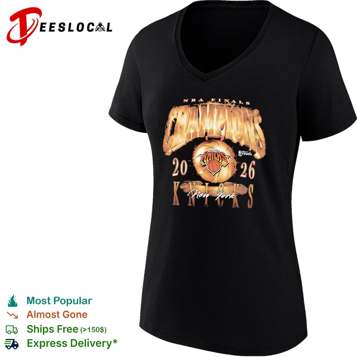 New York Knicks NBA Finals Champions 2026 basketball shirt