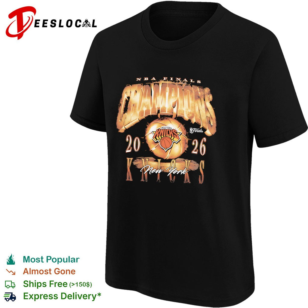 New York Knicks NBA Finals Champions 2026 basketball shirt