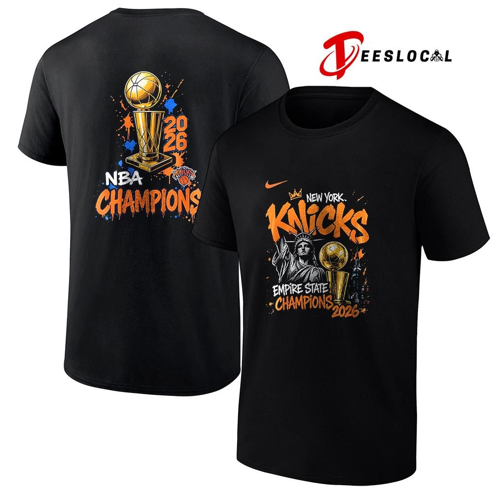 New York Knicks NBA Finals Champions Empire State champs empire state champions graphic shirt