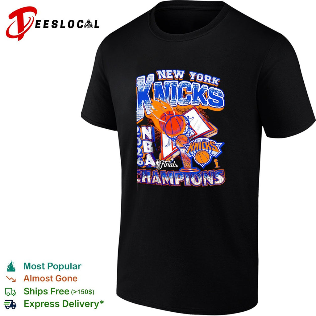 New York Knicks NBA Finals Champions grunge distressed bold art shirt
