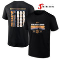New York Knicks NBA Finals Champions roster shirt