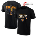 New York Knicks NBA Finals Champions trophy signature roster shirt