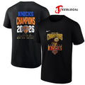 New York Knicks NBA Finals Champions won for the city graphic shirt
