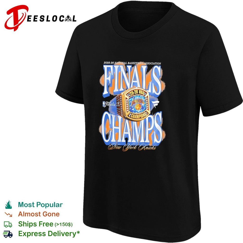 New York Knicks NBA Finals Champs 2025 2026 Ring shirt