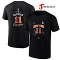 New York Knicks NBA Finals champions Jalen Brunson name and number shirt
