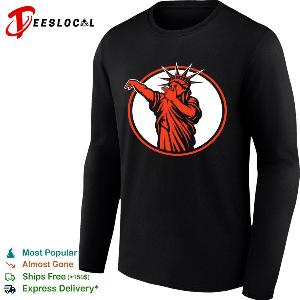 New York Knicks NBA Statue of Liberty parody shirt