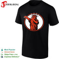 New York Knicks NBA Statue of Liberty parody shirt