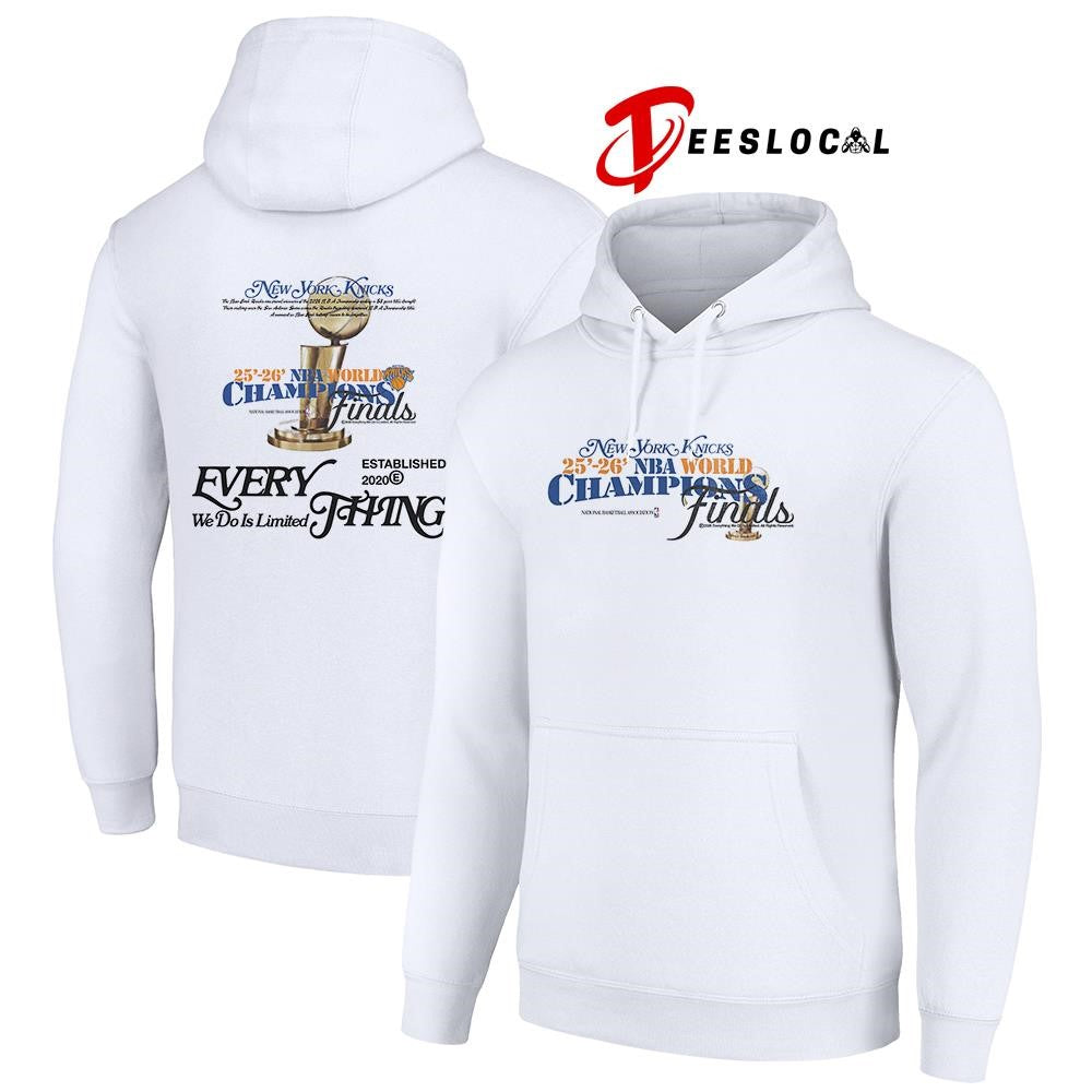 New York Knicks NBA World champions finals every we do it limited thing trophy graphic shirt