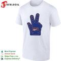 New York Knicks NYC Foam Finger Logo Basketball Shirt