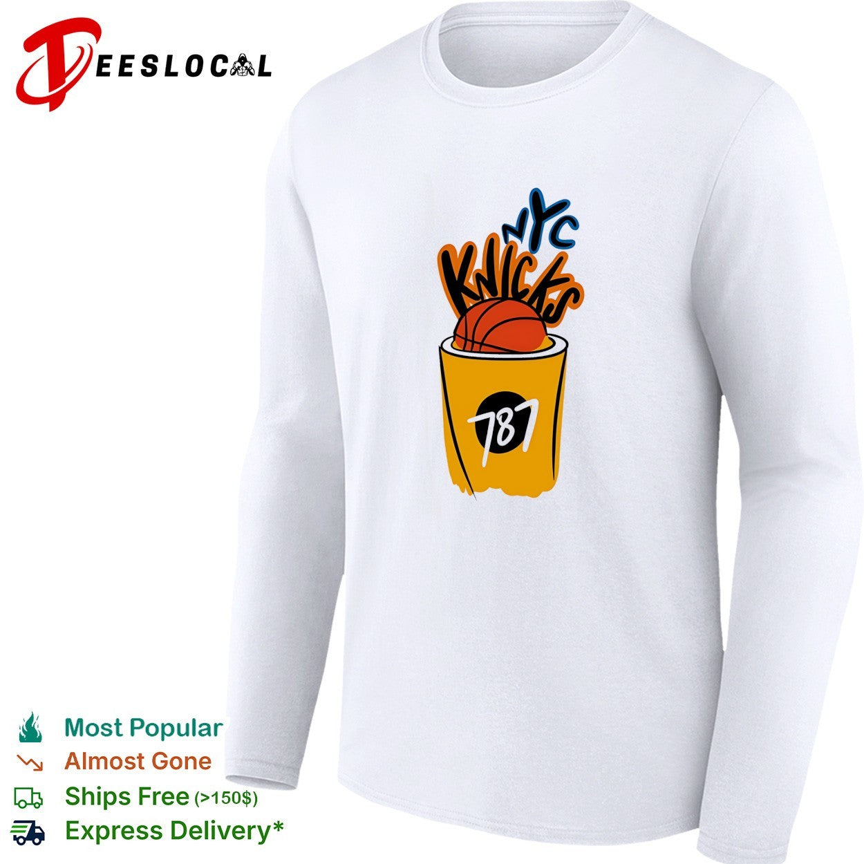 New York Knicks NYC Graffiti 787 Trash Can Basketball shirt