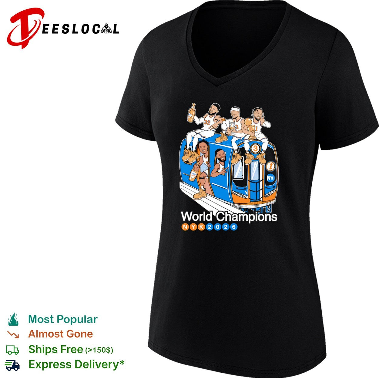 New York Knicks NYK World Champions shirt