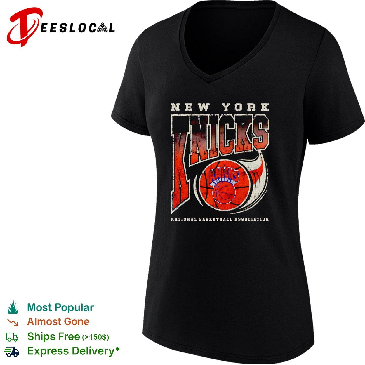 New York Knicks National Basketball Association team logo shirt