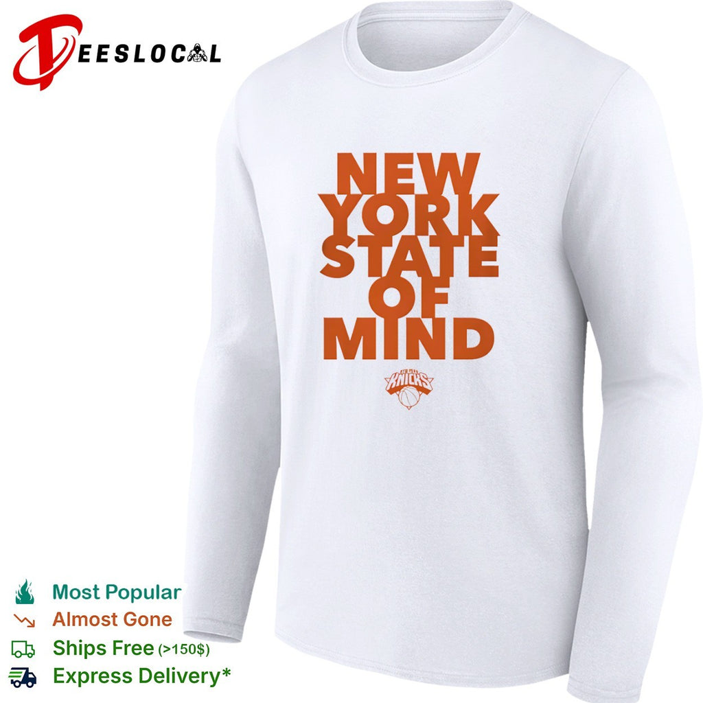 New York Knicks New York State of Mind basketball shirt