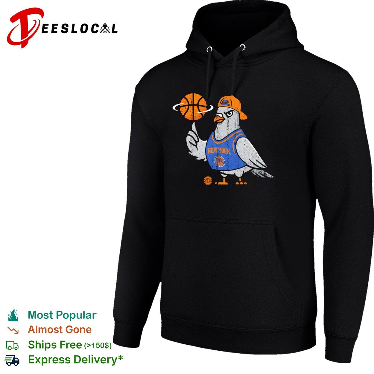 New York Knicks Pigeon Basketball Logo Shirt