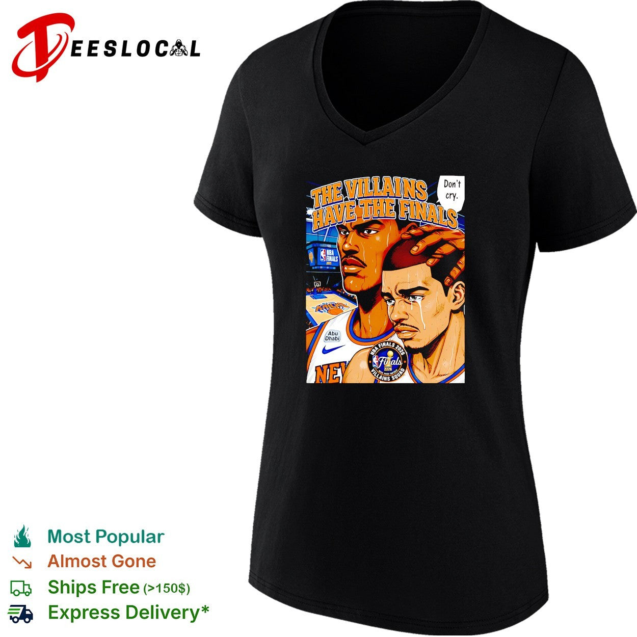 New York Knicks The Villains Have The Finals Don’t Cry Anime Finals 2026 shirt