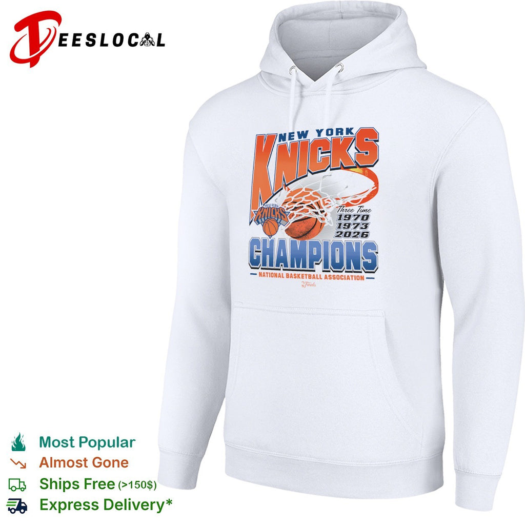 New York Knicks Three Time Champions 1970 1973 2026 National Basketball Association shirt