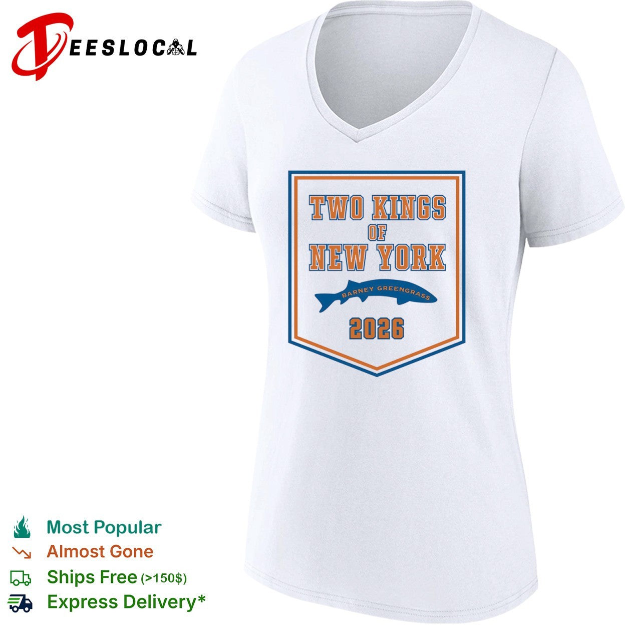New York Knicks Two Kings of New York 2026 shirt
