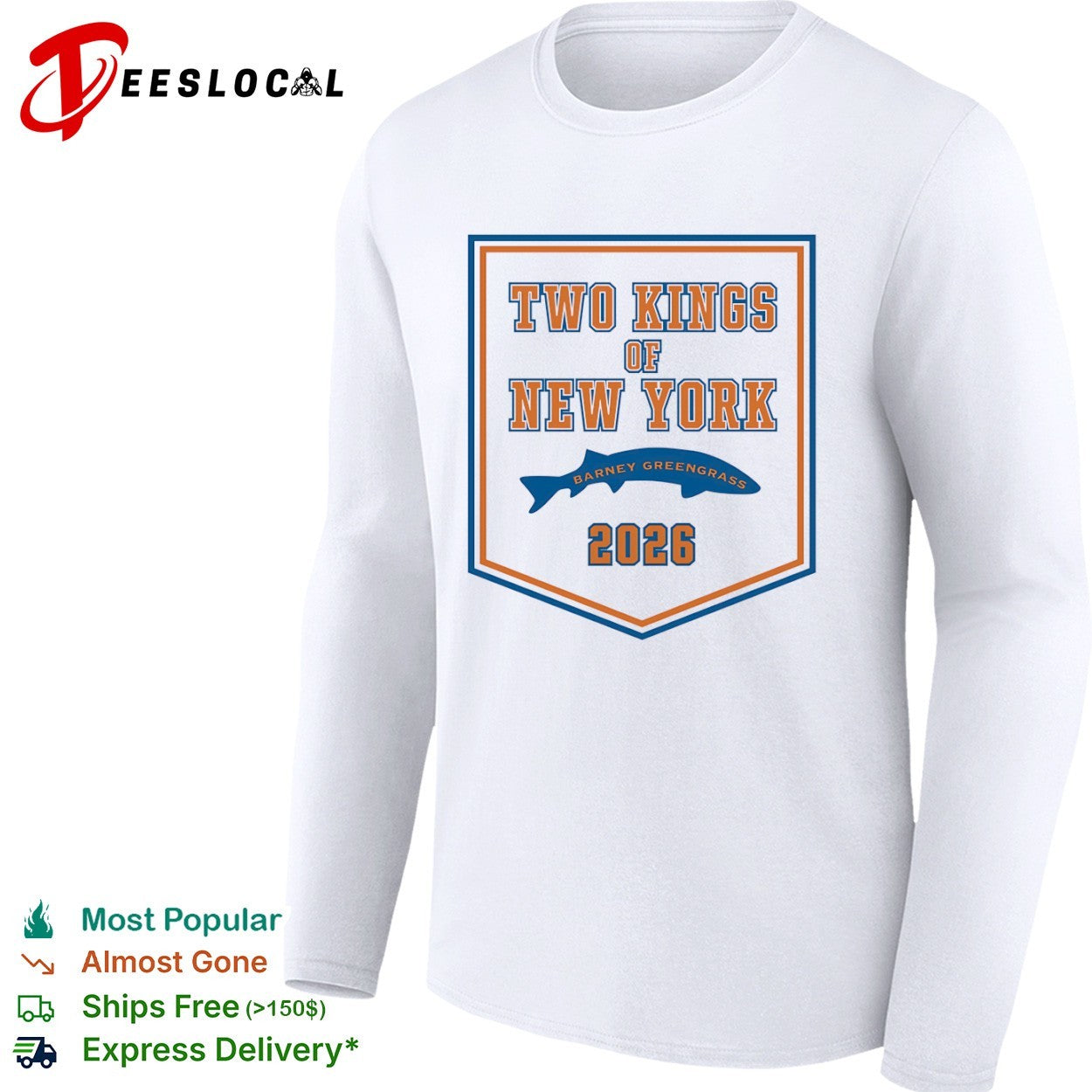 New York Knicks Two Kings of New York 2026 shirt