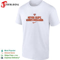 New York Knicks White Brand Voice Never Slept Always Dreamed shirt