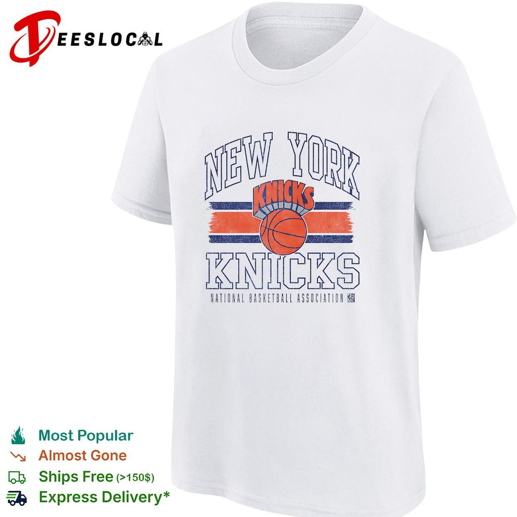 New York Knicks association stripe vintage shirt