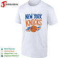 New York Knicks basketball bold colorful brush stroke shirt