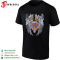 New York Knicks basketball wings shield shirt