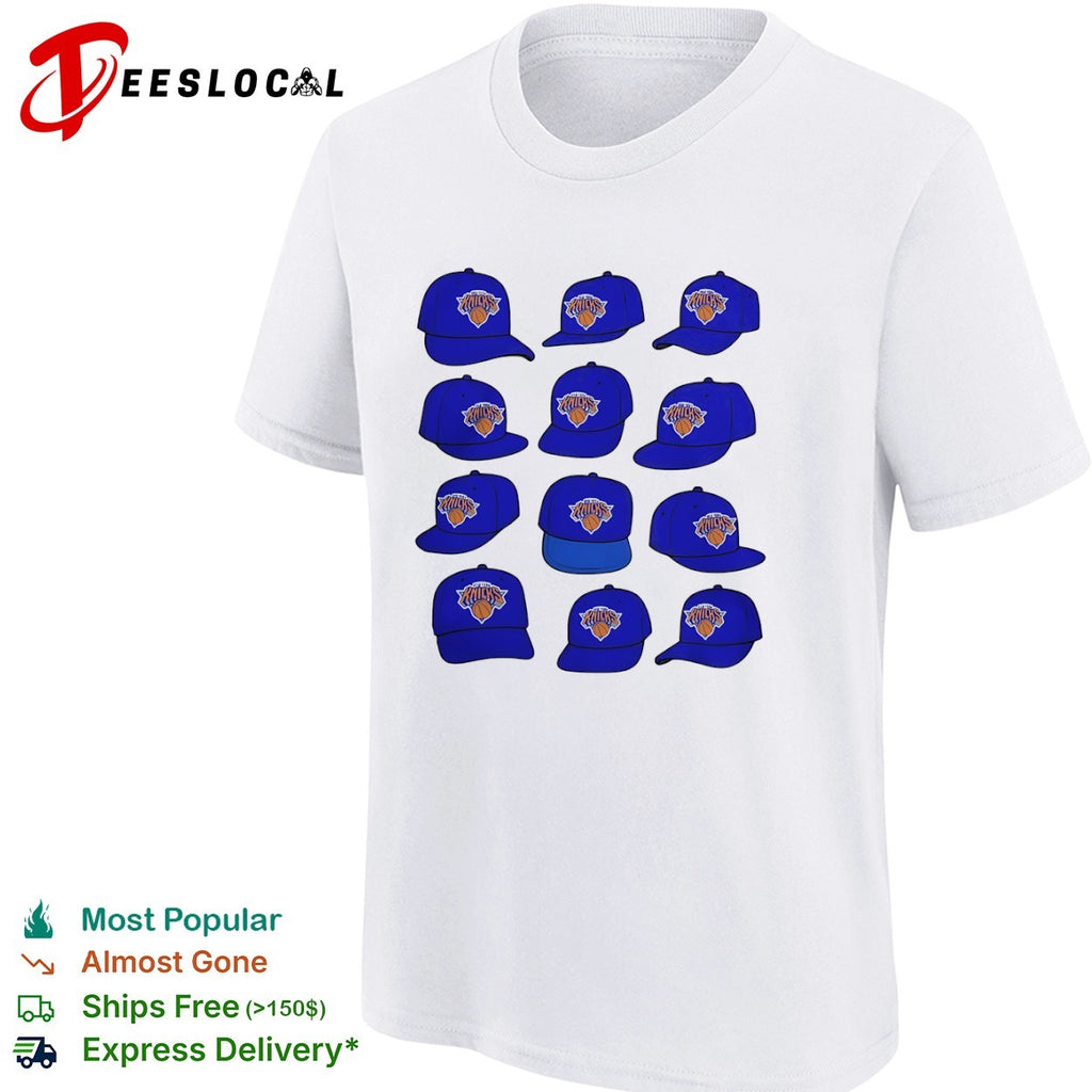 New York Knicks blue hats shirt