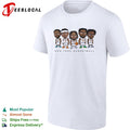New York Knicks cartoon players basketball shirt