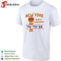 New York Knicks champs since 1946 arched vintage badge shirt