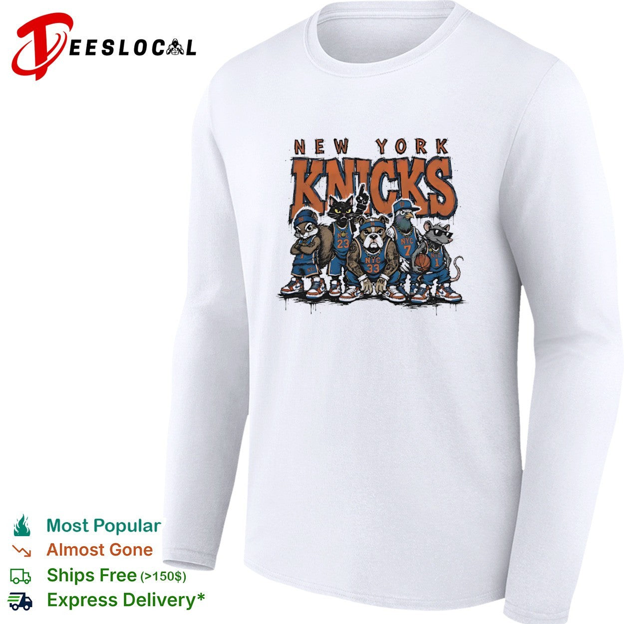 New York Knicks city animals shirt