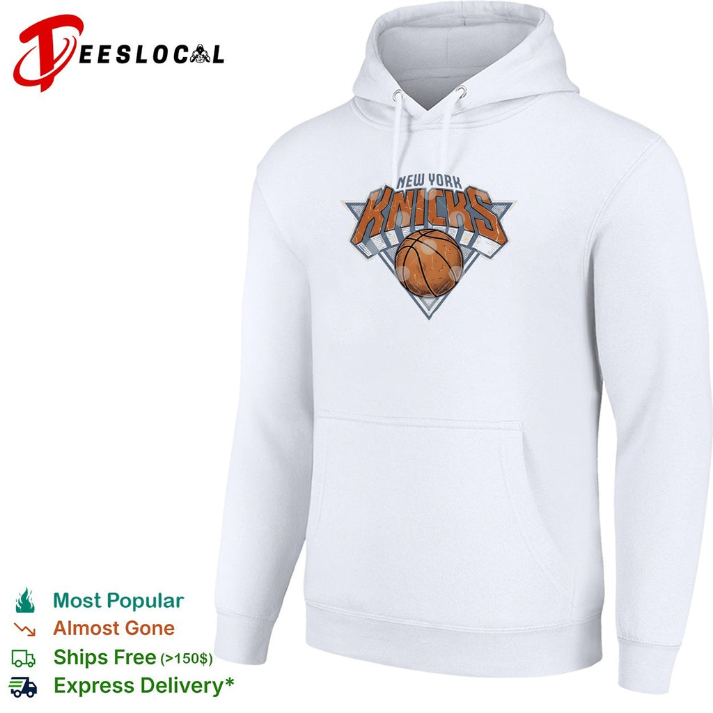 New York Knicks classic logo with basketball vintage shirt