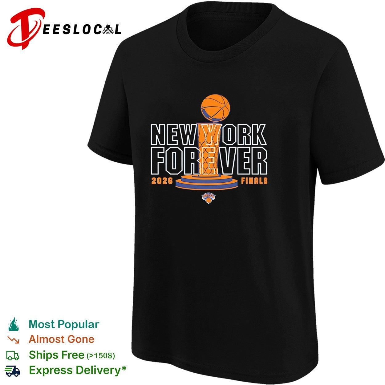 New York Knicks forever 2026 NBA Finals trophy shirt