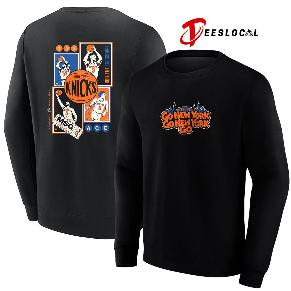 New York Knicks go New York roll the Knickstape graphic shirt
