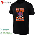 New York Knicks go basketball shield shirt