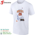New York Knicks jersey number 26 Statue of Liberty 2025 26 NBA champions shirt