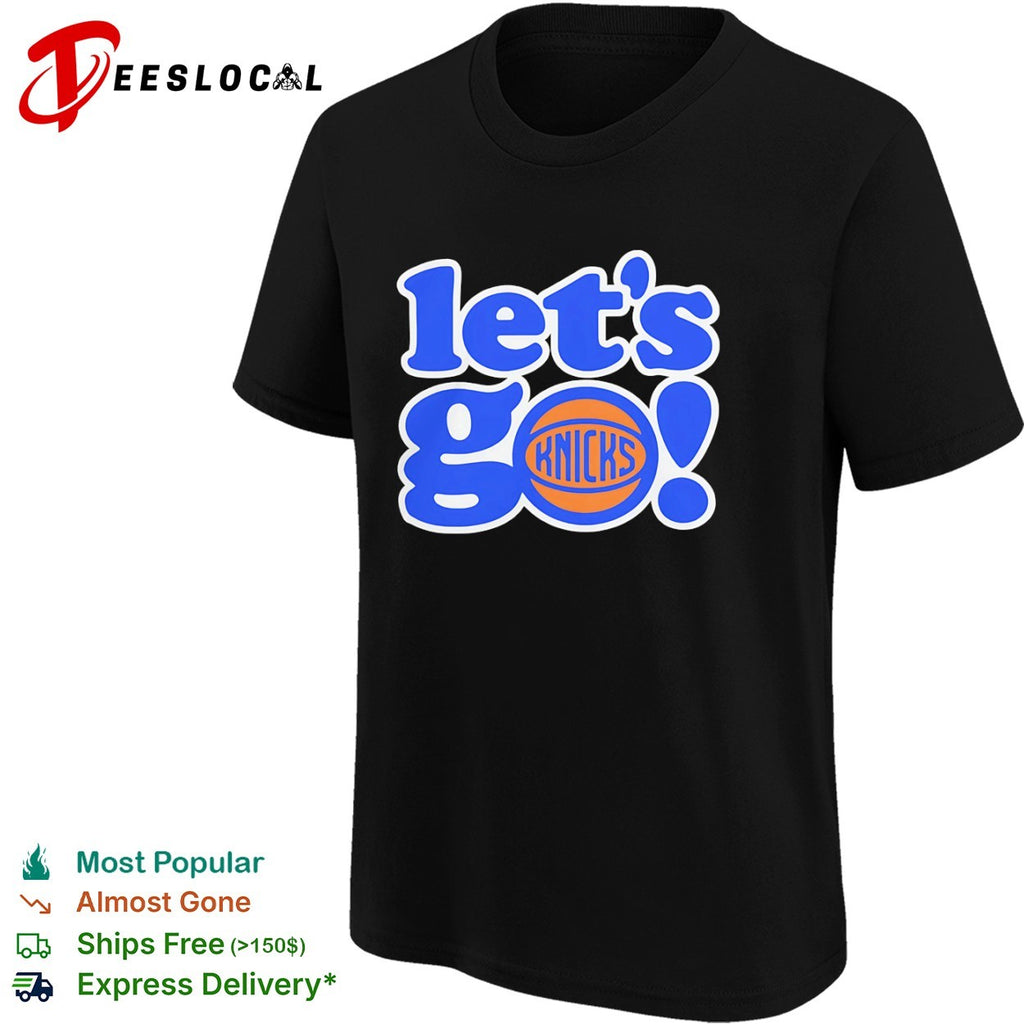 New York Knicks let’s go basketball logo shirt