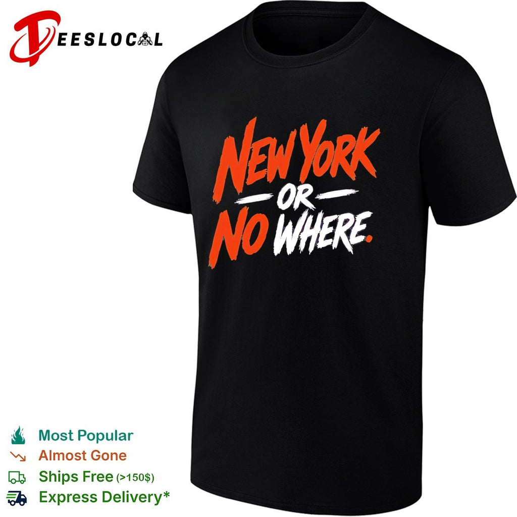 New York Knicks or no wheres vintage shirt