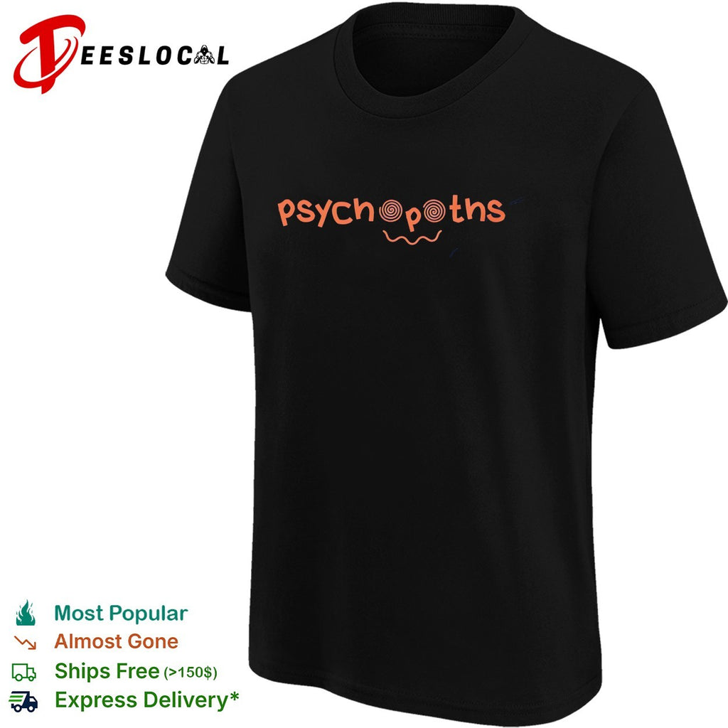 New York Knicks psychopaths with spiral letters and a wavy smile shirt