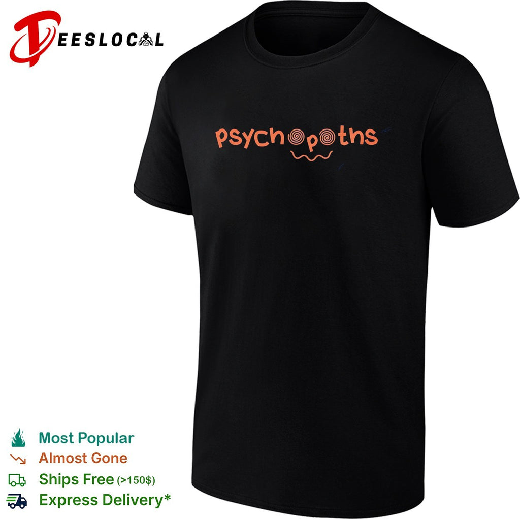 New York Knicks psychopaths with spiral letters and a wavy smile shirt