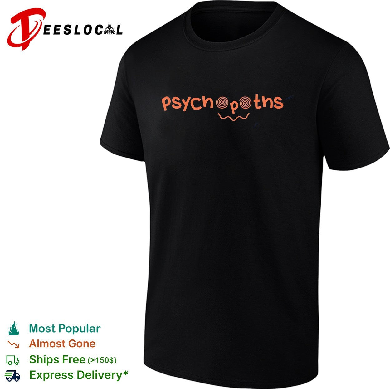 New York Knicks psychopaths with spiral letters and a wavy smile shirt