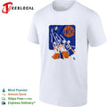New York Knicks skeleton players jersey number 8 and 11 basketball shirt