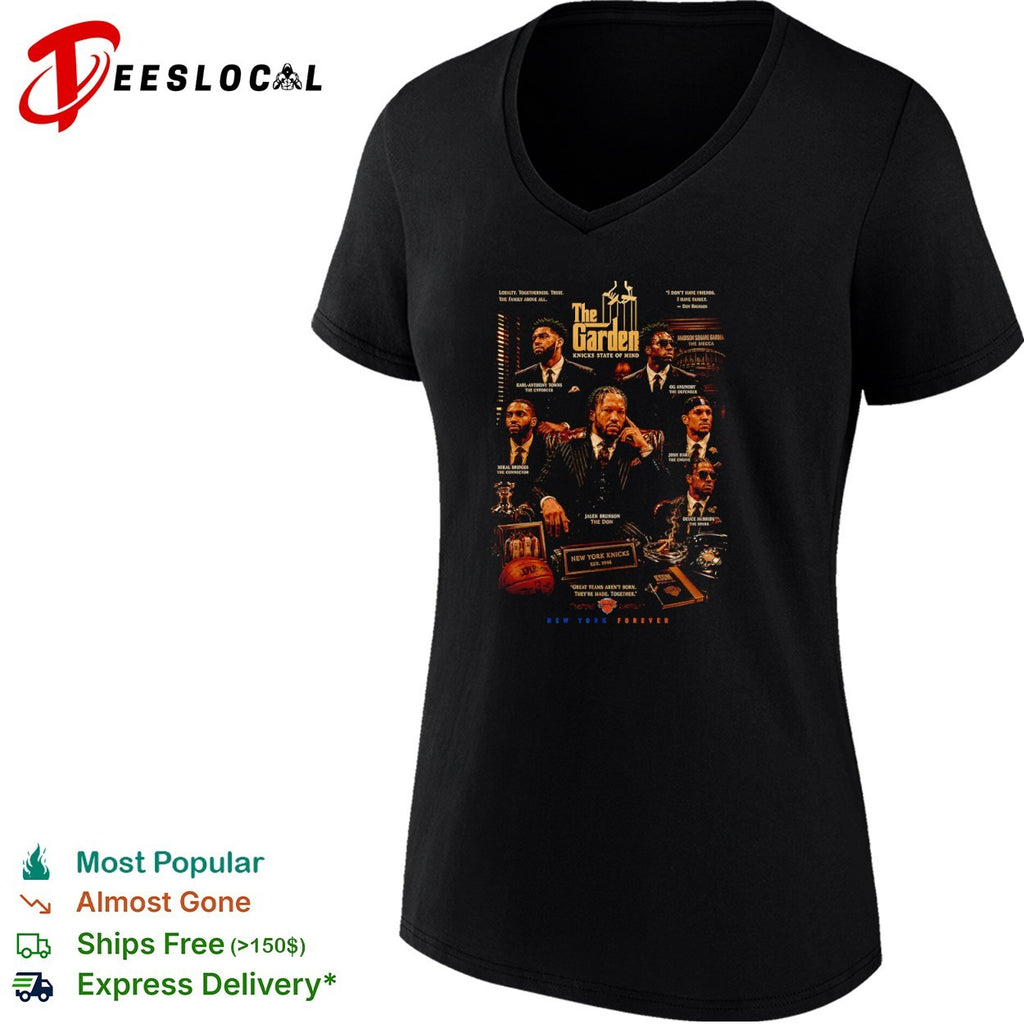 New York Knicks style The Godfather The Garden shirt