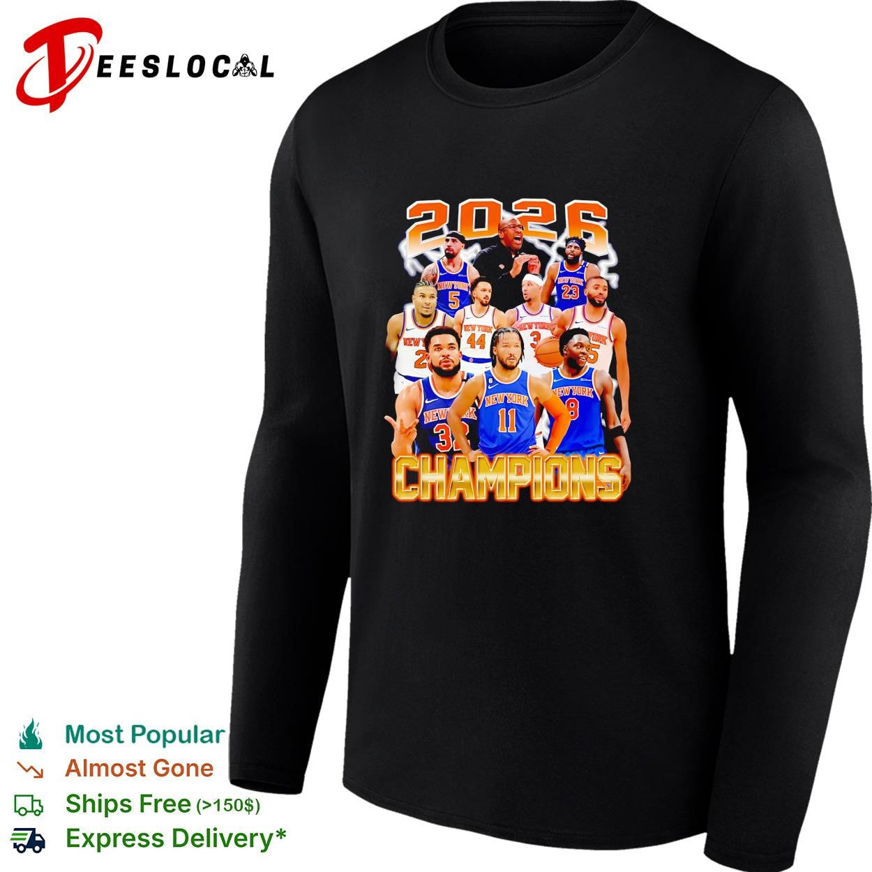 New York Knicks team 2026 champions New York basketball team photo collage poster shirt