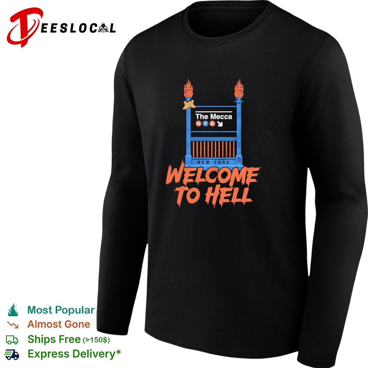 New York Knicks the Mecca welcome to hell NBA Finals 2026 shirt