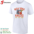 New York Knicks vintage wizard king trophy poster shirt