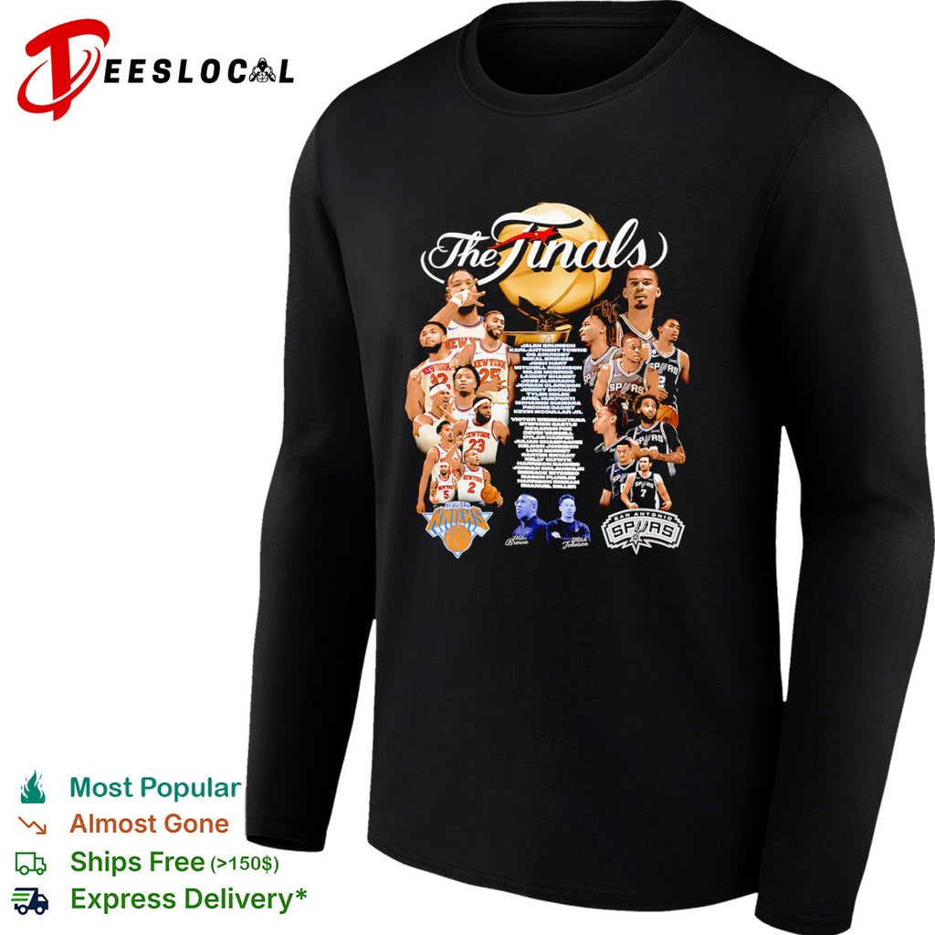 New York Knicks vs San Antonio The Finals 2026 shirt