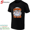 New York Knicks world champions the Mecca New York City skyline basketball arena shirt